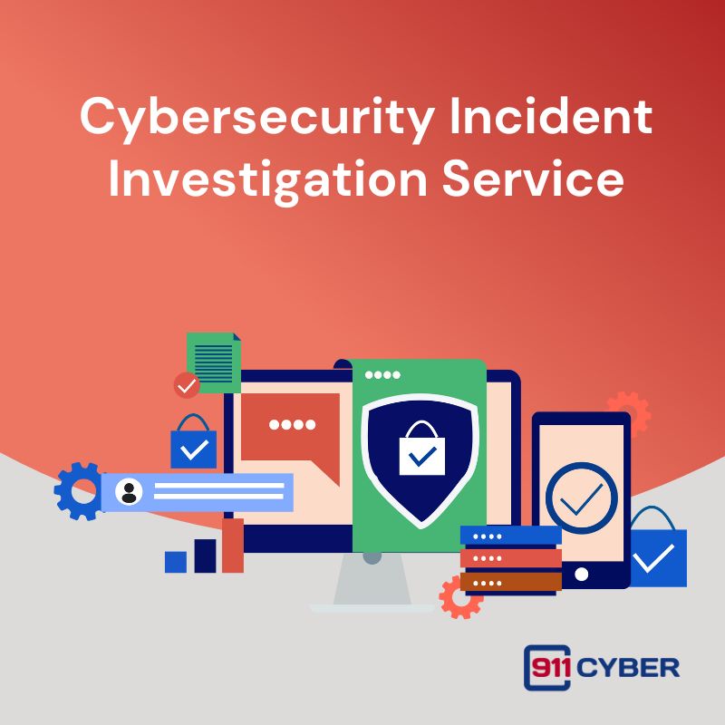 911Cyber Services Cards Cybersecurity Incident Investigation Service