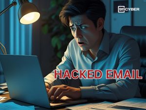 Someone hacked into my email and took control. What should I do?