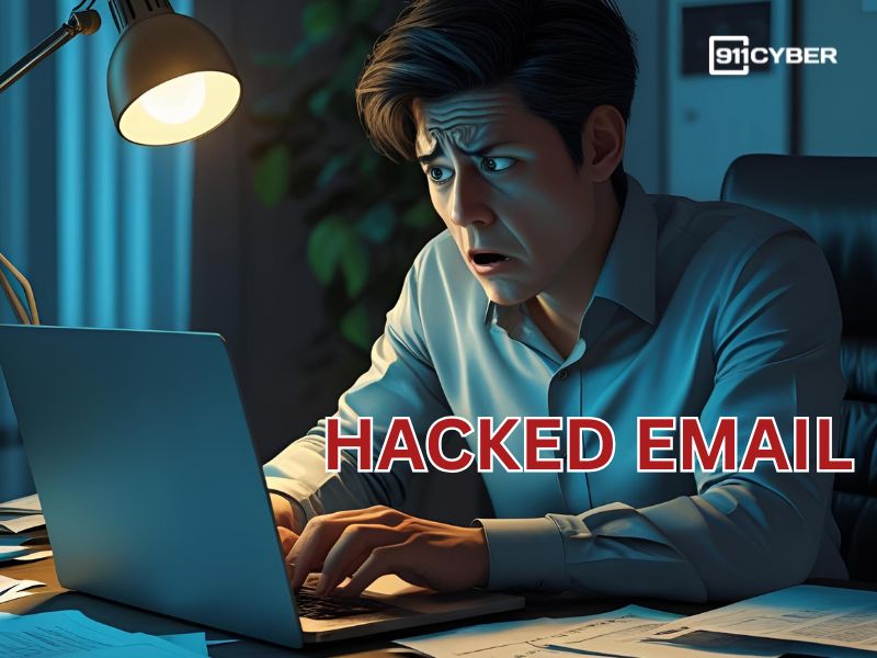 Someone hacked into my email and took control. What should I do?